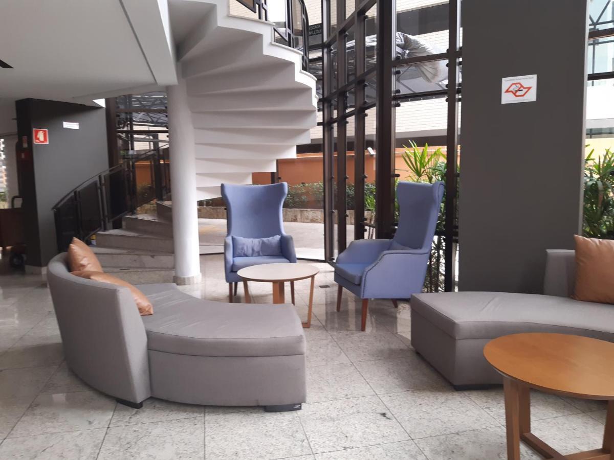 Ferienwohnung Lindo Flat No Edificio Cosmopolitan, Com Garagem E Piscina Santos  Exterior foto