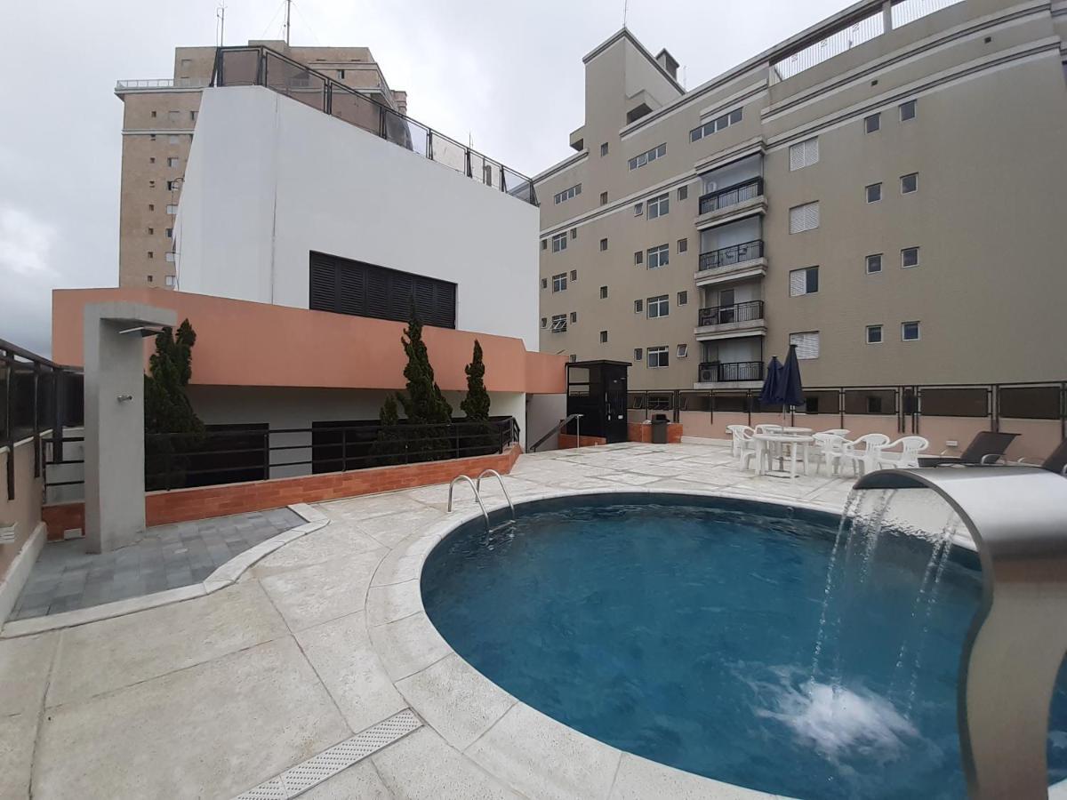 Ferienwohnung Lindo Flat No Edificio Cosmopolitan, Com Garagem E Piscina Santos  Exterior foto